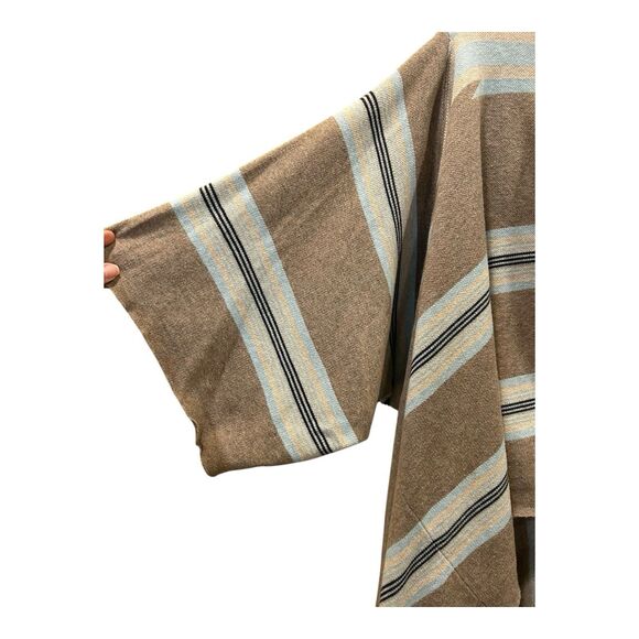 Tasha Polizzi Women Sweater OS Cardigan Open Front Southwestern Aztec Stripe - Picture 3 of 6